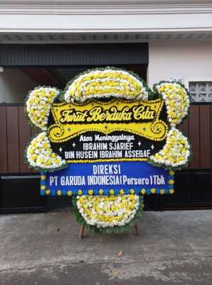 Papan Bunga Duka di Tingginambut